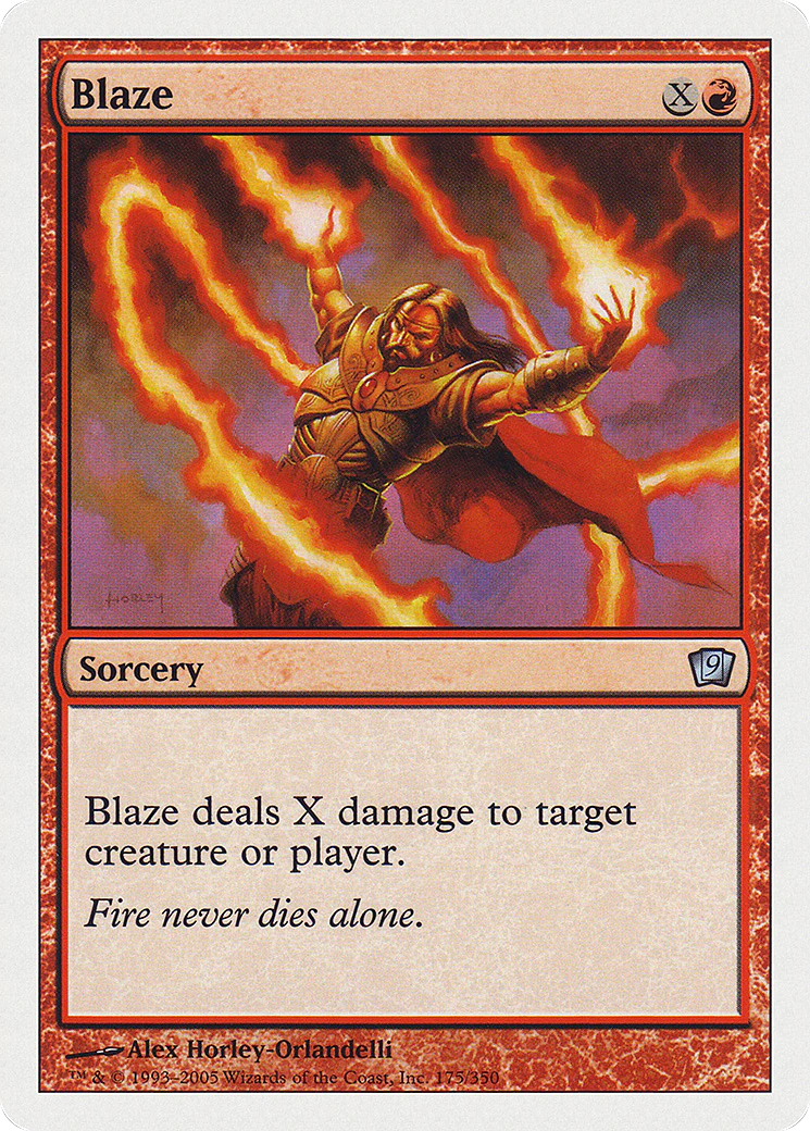Blaze  (9ED-175) - [Ninth Edition]