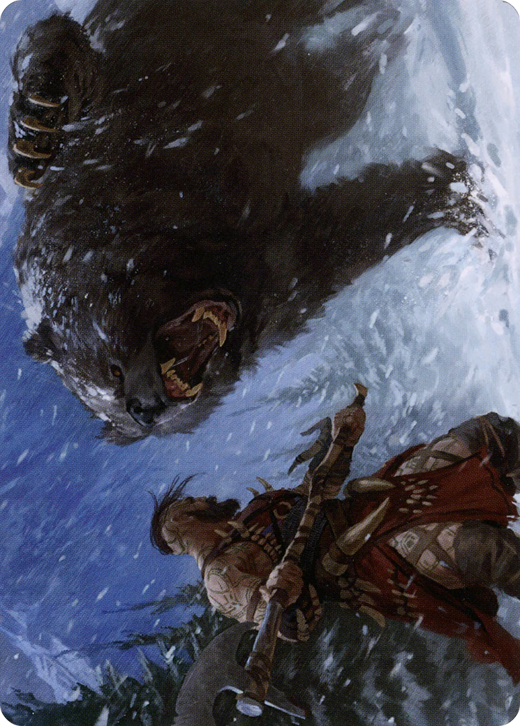Blizzard Brawl Art Card  (ASKHM-041) - [Art Series: Kaldheim] (Borderless)