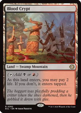 Blood Crypt  [Foil]  (ECL-262) - [Lorwyn Eclipsed]