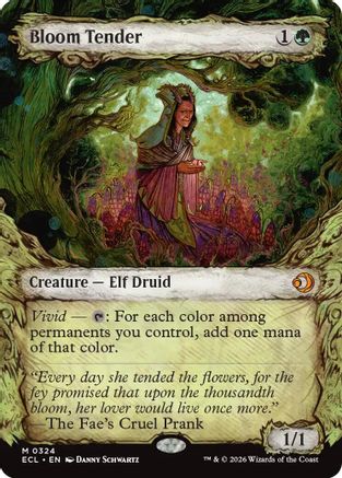 Bloom Tender (0324) (Showcase)  [Foil]  (ECL-324) - [Lorwyn Eclipsed]