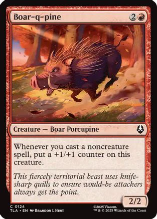 Boar-q-pine  [Foil]  (TLA-124) - [Avatar: The Last Airbender]