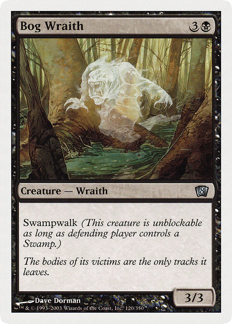 Bog Wraith  (8ED-120) - [Eighth Edition]