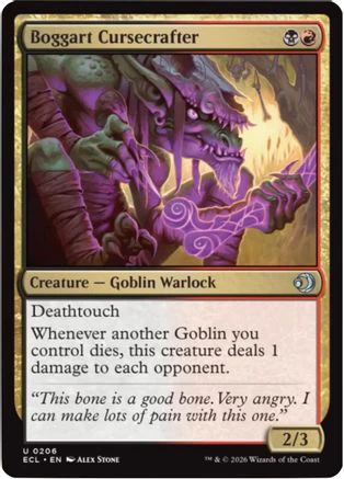 Boggart Cursecrafter  (ECL-206) - [Lorwyn Eclipsed]