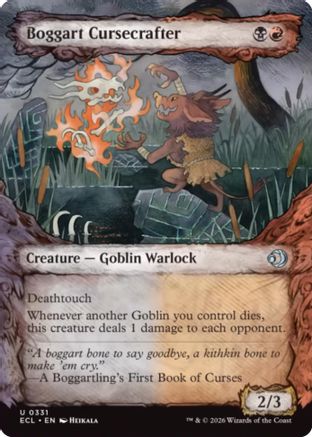Boggart Cursecrafter (Showcase)  (ECL-331) - [Lorwyn Eclipsed]