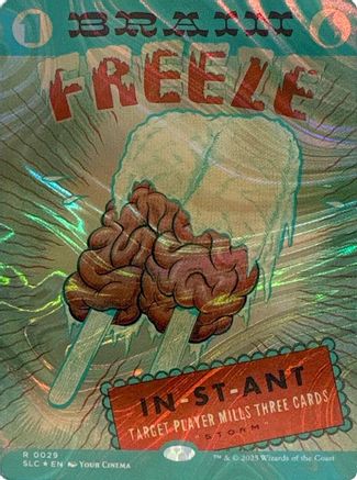 Brain Freeze (Halo Foil)  [Foil]  (SLC-029) - [Secret Lair Countdown Kit]