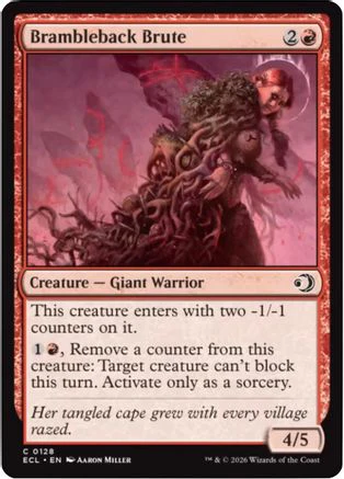 Brambleback Brute  (ECL-128) - [Lorwyn Eclipsed]