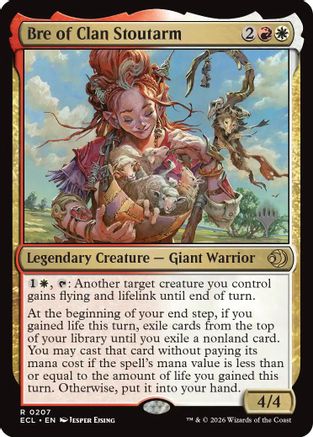 Bre of Clan Stoutarm  [Foil]  (PPECL-207) - [Promo Pack: Lorwyn Eclipsed]