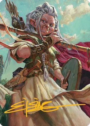 Brigid, Clachan's Heart Art Card (Gold-Stamped Signature)  (ASECL-029) - [Art Series: Lorwyn Eclipsed]