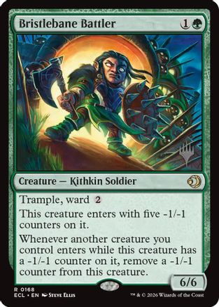 Bristlebane Battler  [Foil]  (PPECL-168) - [Promo Pack: Lorwyn Eclipsed]
