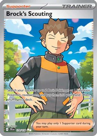Brock's Scouting - 179/159  - (179/159) Holofoil [SV09 Journey Together]