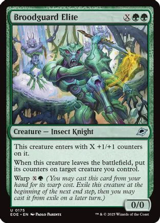Broodguard Ellite  [Foil]  (EOE-175) - [Edge of Eternities]