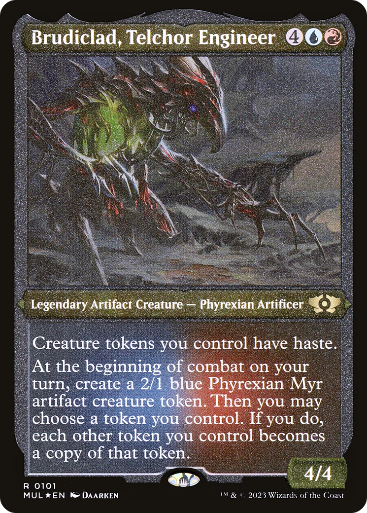 Brudiclad, Telchor Engineer (Foil Etched)  [Foil]  (MUL-101) - [Multiverse Legends]