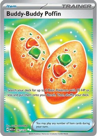 Buddy-Buddy Poffin - (167/132) Holofoil [ME01 Mega Evolution]