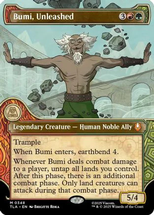 Bumi, Unleashed (Showcase)  (TLA-348) - [Avatar: The Last Airbender]
