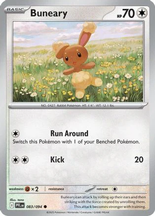 Buneary - (083) Reverse Holofoil [ME02 Phantasmal Flames]