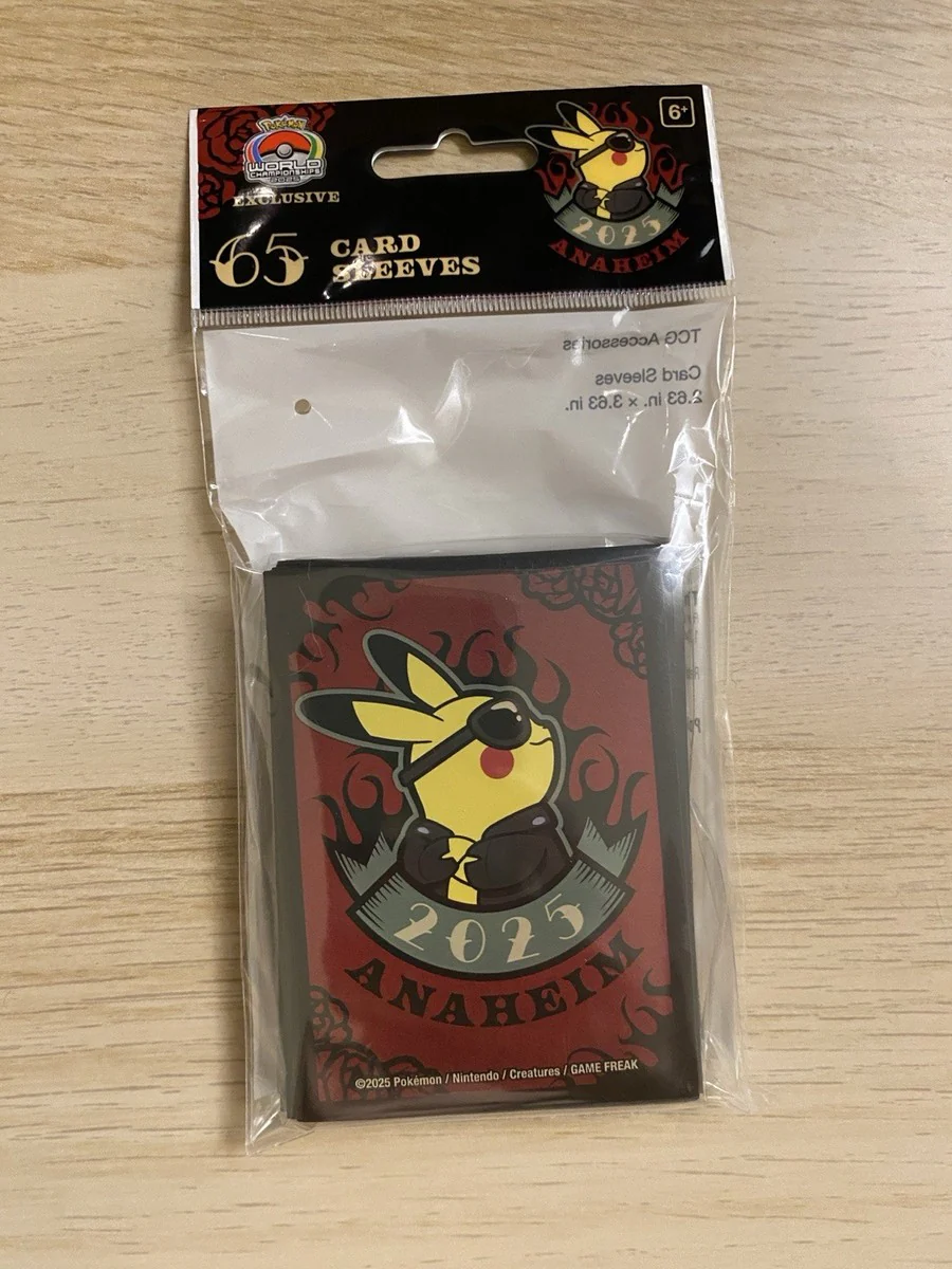 Card Sleeves - Pokemon World Championships 2025 - Anaheim Pikachu