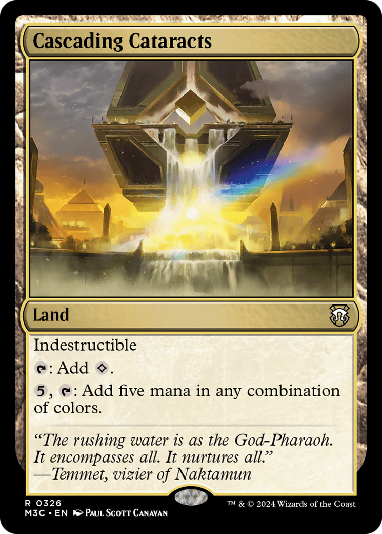 Cascading Cataracts  [Foil]  (M3C-326) - [Modern Horizons 3 Commander]