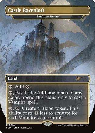 Castle Ravenloft - Voldaren Estate  (SLD-2504) - [Secret Lair Drop Series]