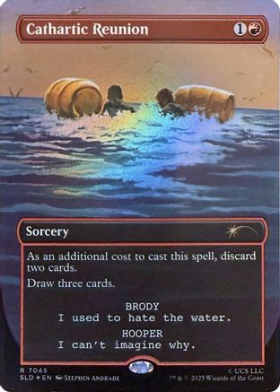 Cathartic Reunion (7045) (Rainbow Foil)  [Foil]  (SLD-7045) - [Secret Lair Drop Series]