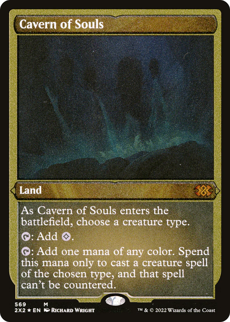 Cavern of Souls (Foil Etched)  [Foil]  (2X2-569) - [Double Masters 2022]