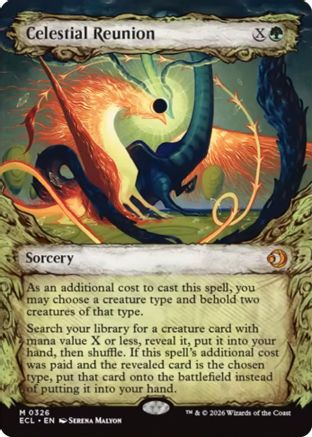 Celestial Reunion (Showcase)  [Foil]  (ECL-326) - [Lorwyn Eclipsed]