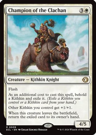 Champion of the Clachan  (ECL-009) - [Lorwyn Eclipsed]