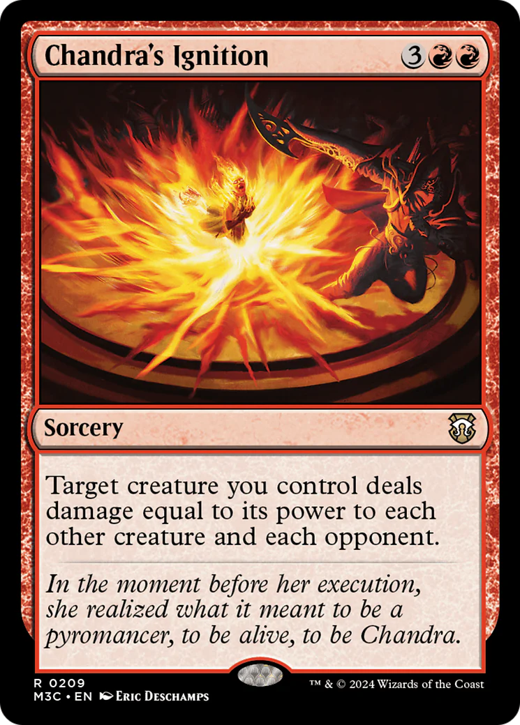 Chandra's Ignition  [Foil]  (M3C-209) - [Modern Horizons 3 Commander]