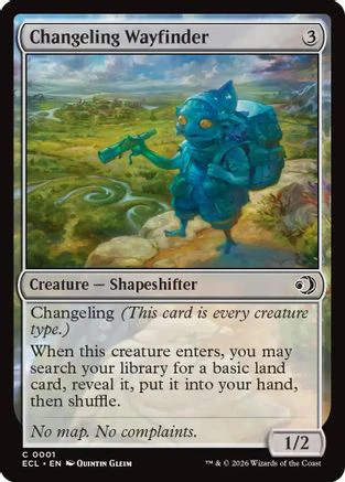 Changeling Wayfinder  (ECL-001) - [Lorwyn Eclipsed]