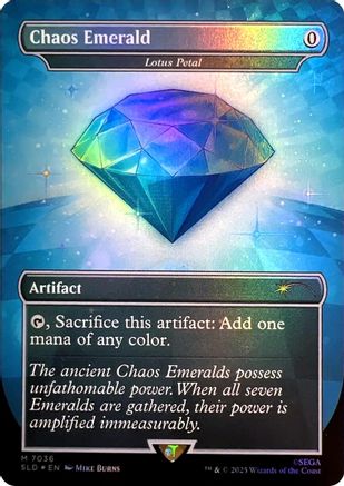 Chaos Emerald - Lotus Petal (7036)  [Foil]  (SLD-7036) - [Secret Lair Drop Series]