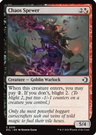 Chaos Spewer  (ECL-210) - [Lorwyn Eclipsed]