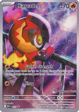 Charcadet (Pokemon Center Exclusive) - (022) Holofoil [ME Mega Evolution Promo]