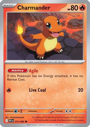 Charmander - (011) [ME02 Phantasmal Flames]