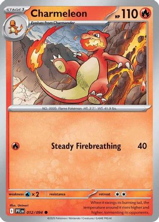Charmeleon - (012) Reverse Holofoil [ME02 Phantasmal Flames]