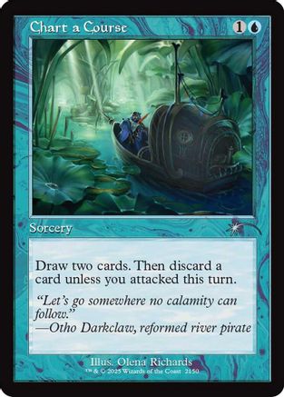 Chart a Course (Retro Frame)  (SLD-2150) - [Secret Lair Drop Series]