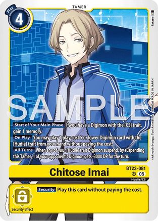 Chitose Imai (BT23-081) - [Hackers' Slumber] Foil