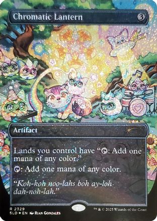 Chromatic Lantern (2329) (Confetti Foil)  [Foil]  (SLD-2329) - [Secret Lair Drop Series]