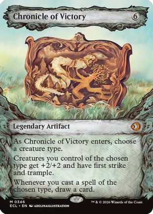 Chronicle of Victory (Showcase)  [Foil]  (ECL-346) - [Lorwyn Eclipsed]