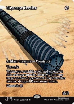 Cityscape Leveler (Borderless)  (TLE-053) - [Avatar: The Last Airbender: Eternal-Legal]