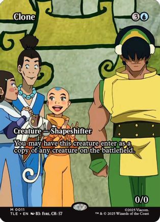Clone (Borderless)  (TLE-011) - [Avatar: The Last Airbender: Eternal-Legal]