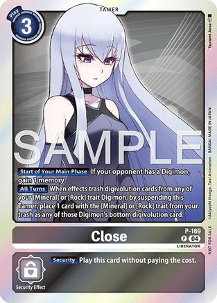 Close (Event Pack 8) (P-169) - [Digimon Promotion Cards] Foil