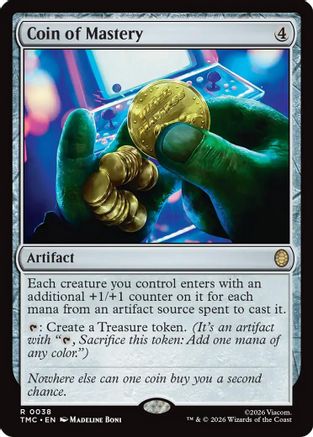 Coin of Mastery  (TMC-038) - [Commander: Teenage Mutant Ninja Turtles]