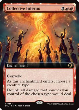 Collective Inferno (Extended Art)  (ECL-363) - [Lorwyn Eclipsed]