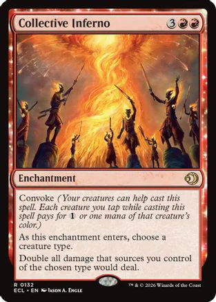 Collective Inferno  [Foil]  (ECL-132) - [Lorwyn Eclipsed]