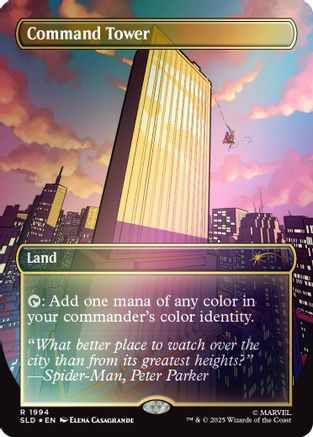 Command Tower (1994) (Rainbow Foil)  [Foil]  (SLD-1994) - [Secret Lair Drop Series]