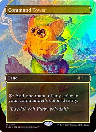 Command Tower (7064) (Rainbow Foil)  [Foil]  (SLD-7064) - [Secret Lair Drop Series]