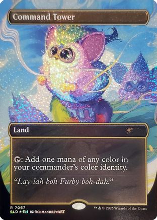 Command Tower (7067) (Confetti Foil)  [Foil]  (SLD-7067) - [Secret Lair Drop Series]