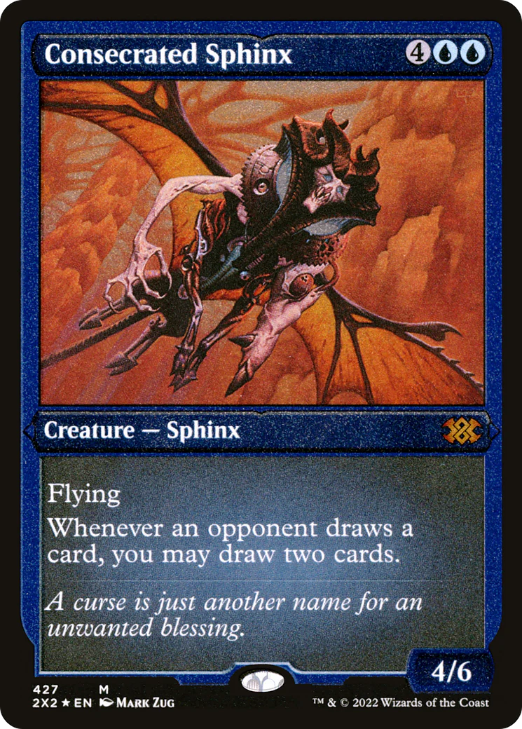 Consecrated Sphinx (Foil Etched)  [Foil]  (2X2-427) - [Double Masters 2022]