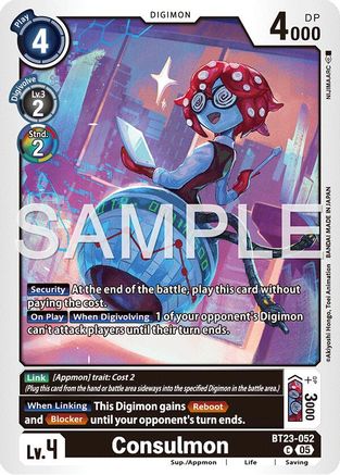 Consulmon (BT23-052) - [Hackers' Slumber]