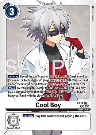 Cool Boy (EX11-071) - [Dawn of Liberator] Foil