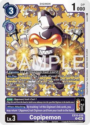 Copipemon (EX10-038) - [Sinister Order] Foil